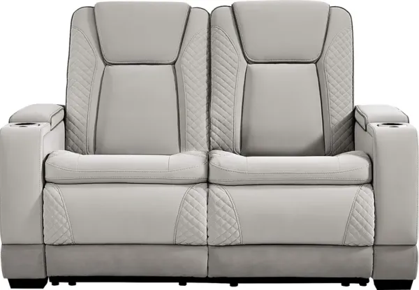 Donovan Park Gray Loveseat