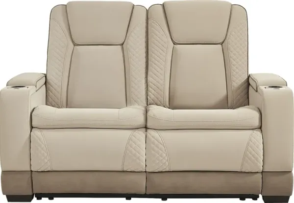 Donovan Park Beige Loveseat