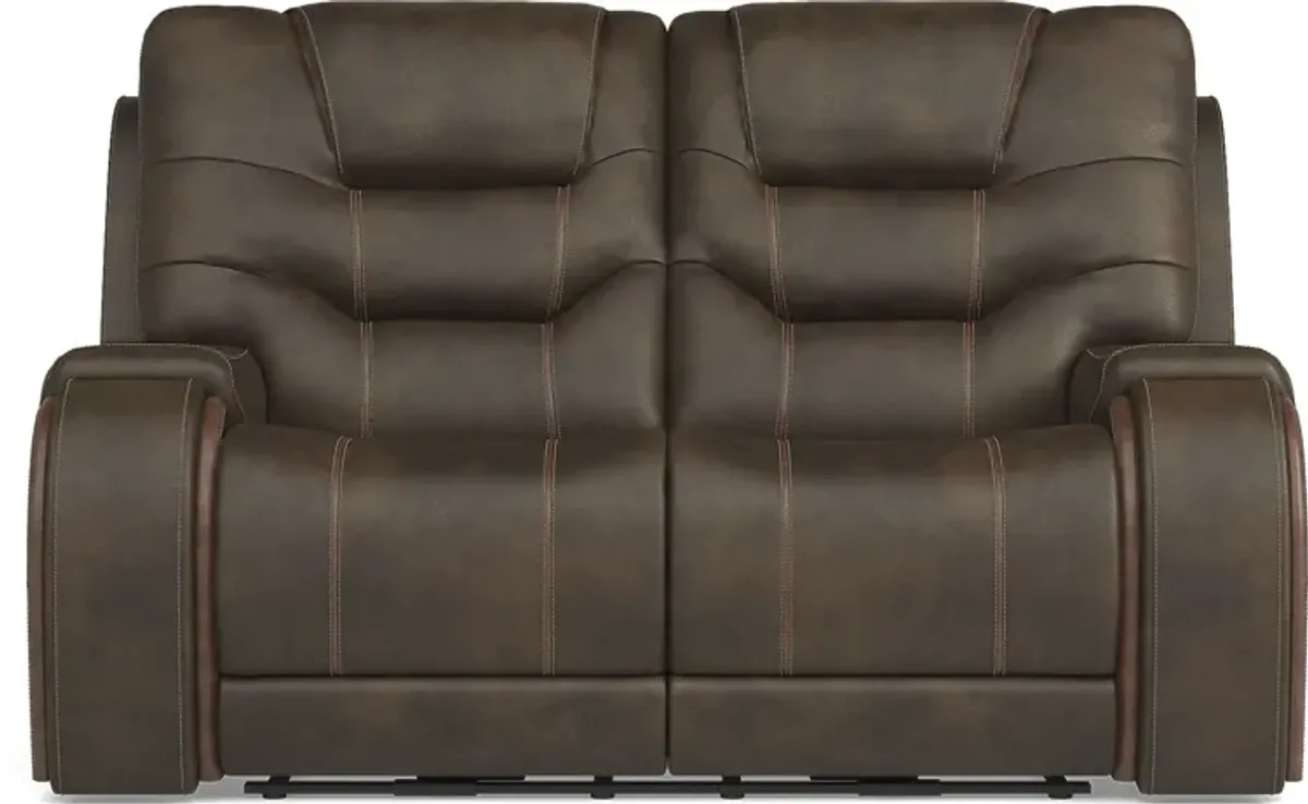 Laredo Springs Brown Loveseat