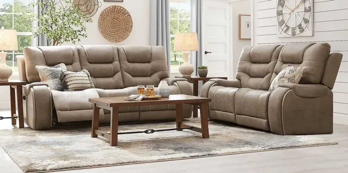 Laredo Springs Gray Loveseat