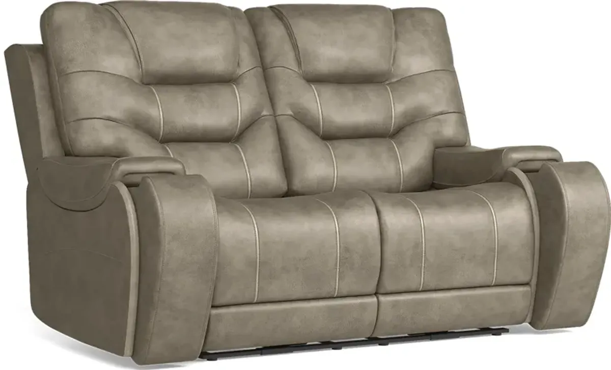 Laredo Springs Gray Loveseat