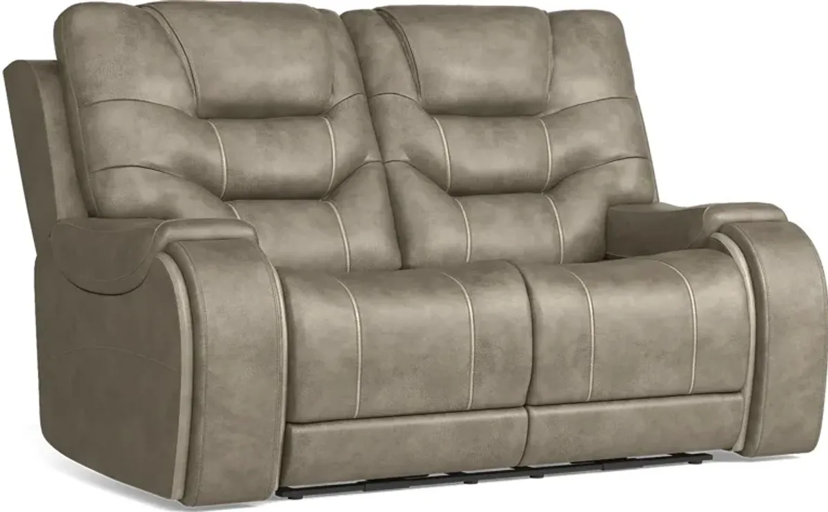 Laredo Springs Gray Loveseat