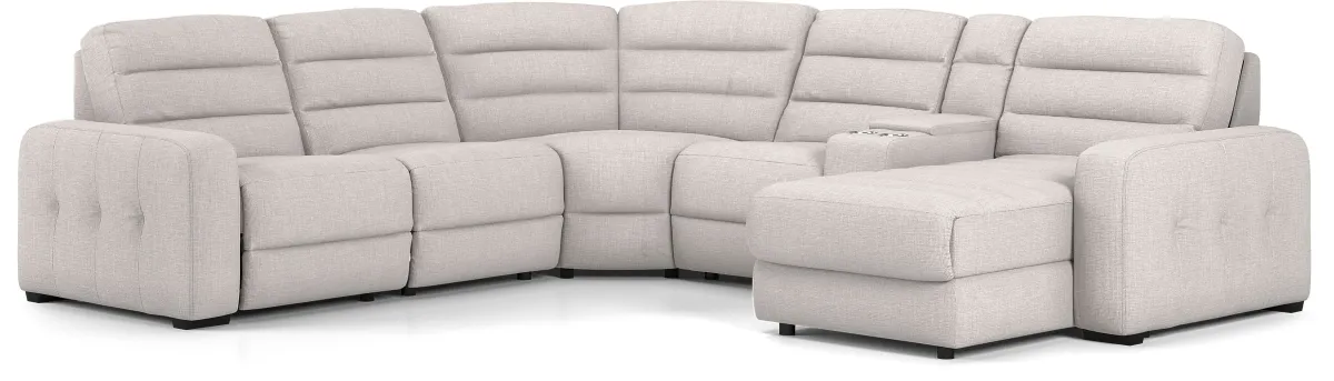 Runyon Canyon Platinum 6 Pc Power Reclining Sectional