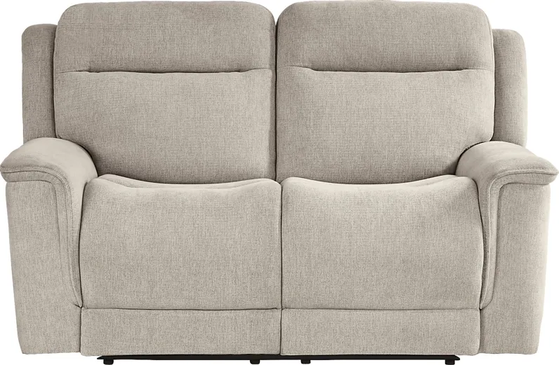 Kamden Place Cement Reclining Loveseat