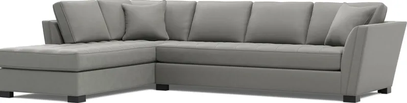 Calvin Heights Steel Microfiber 2 Pc XL Sectional