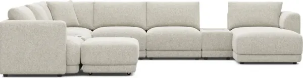 Ash 9 Pc ModularFour with Media Consoles