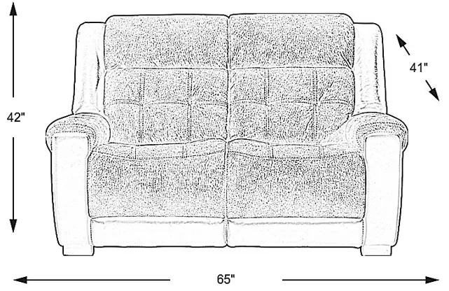 Capwood Brown Loveseat