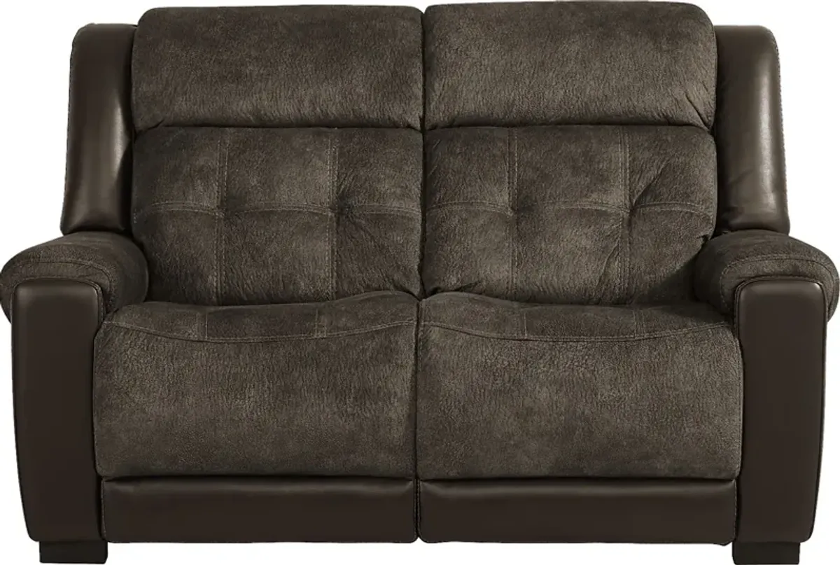 Capwood Brown Loveseat