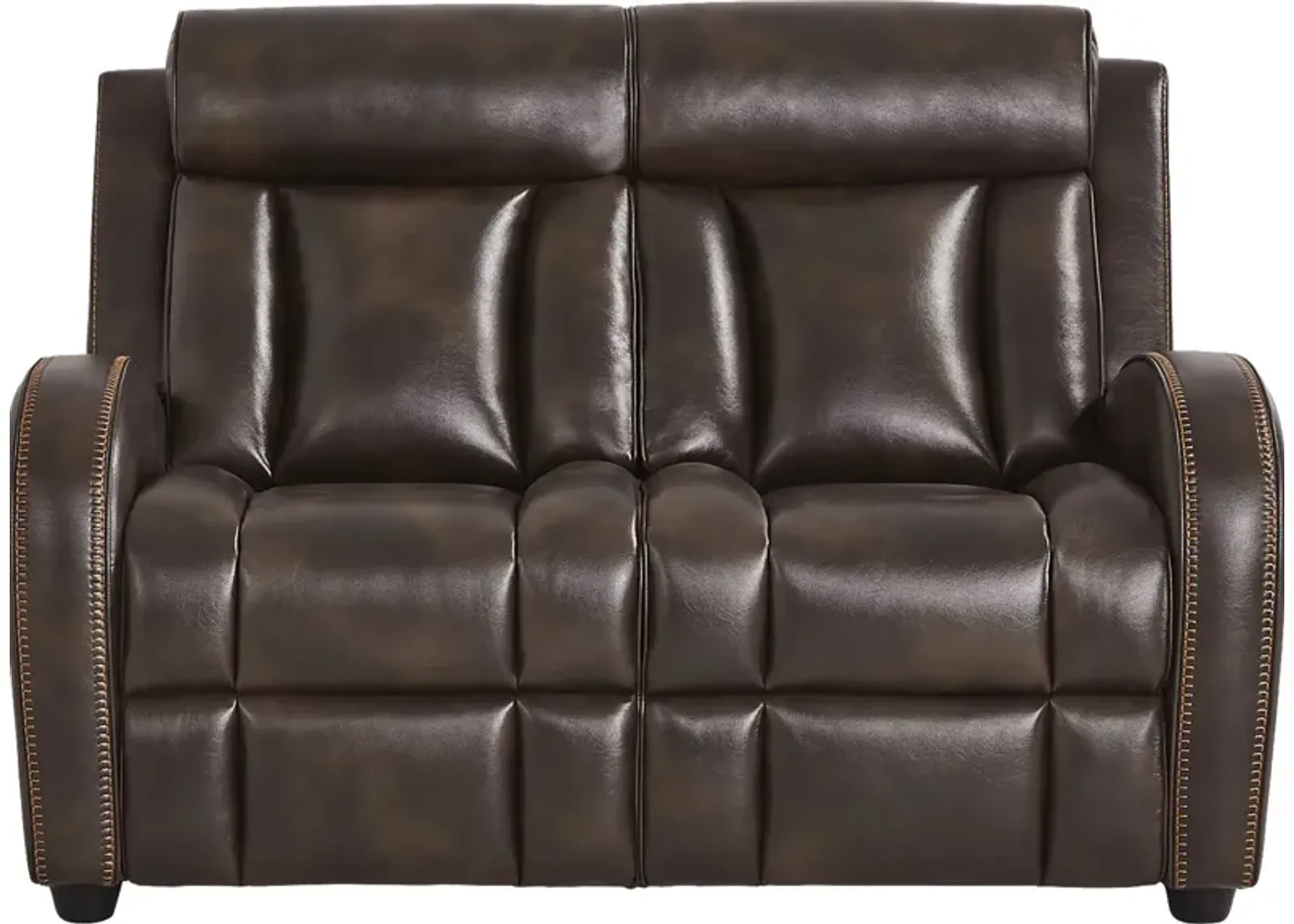 Copperfield Brown Loveseat