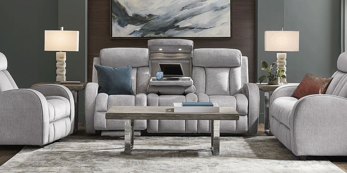 Copperfield Gray Loveseat