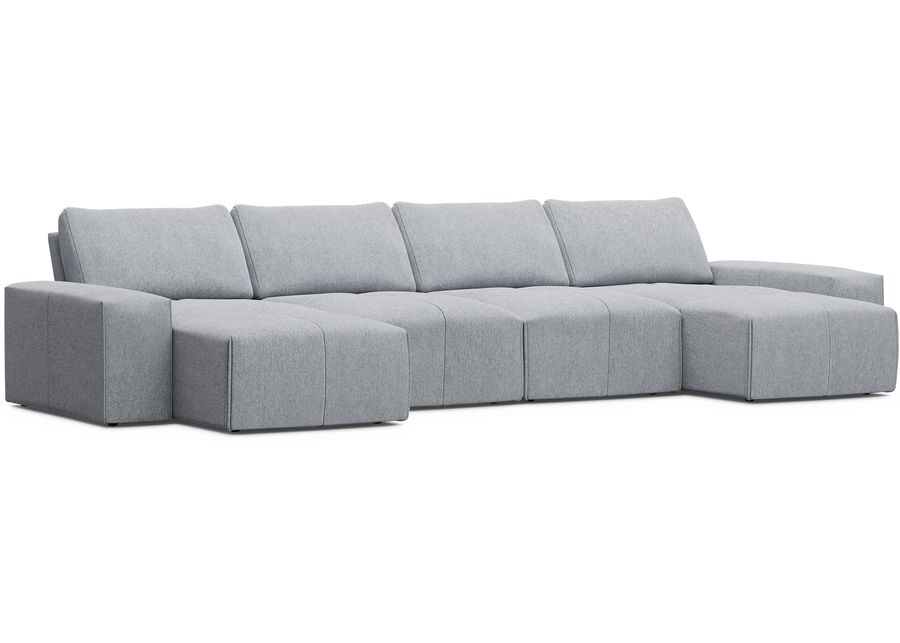 Laney Gray 4 Pc Sectional