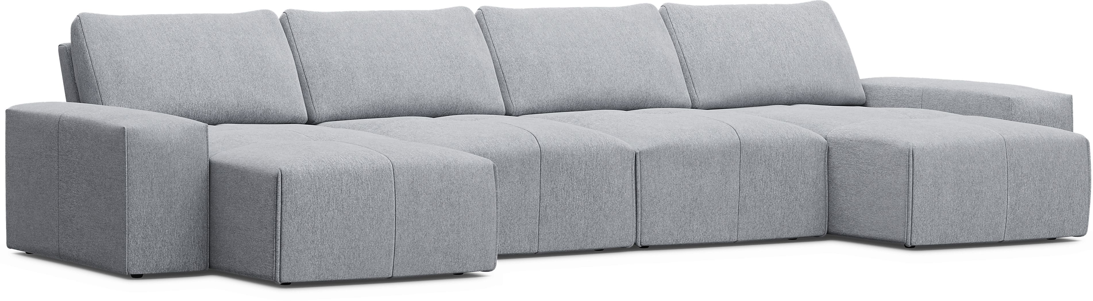 Laney Gray 4 Pc Sectional