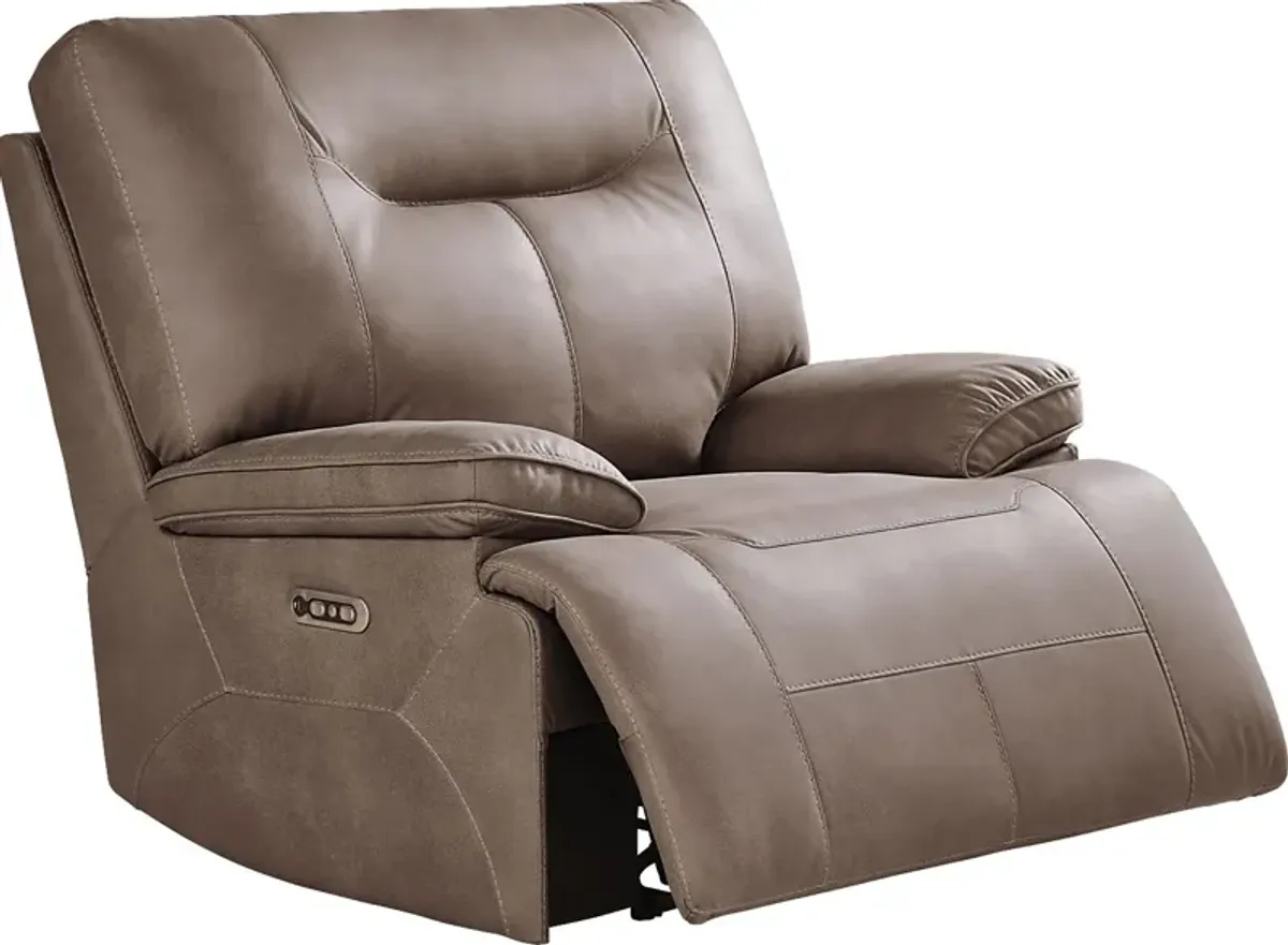 Barton Brown Dual Power Recliner