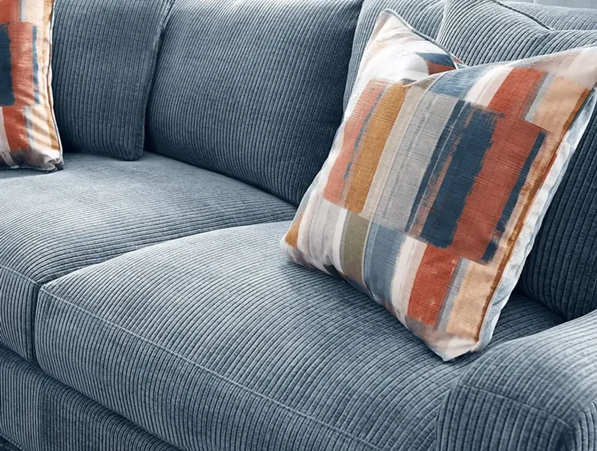 Cambria Blue Sofa