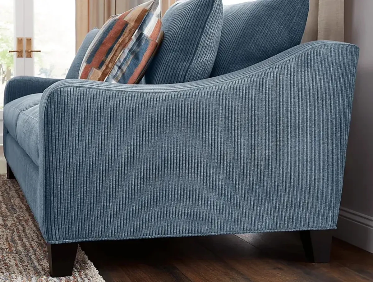 Cambria Blue Sofa