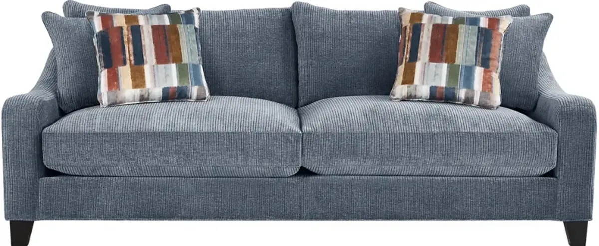 Cambria Blue Sofa