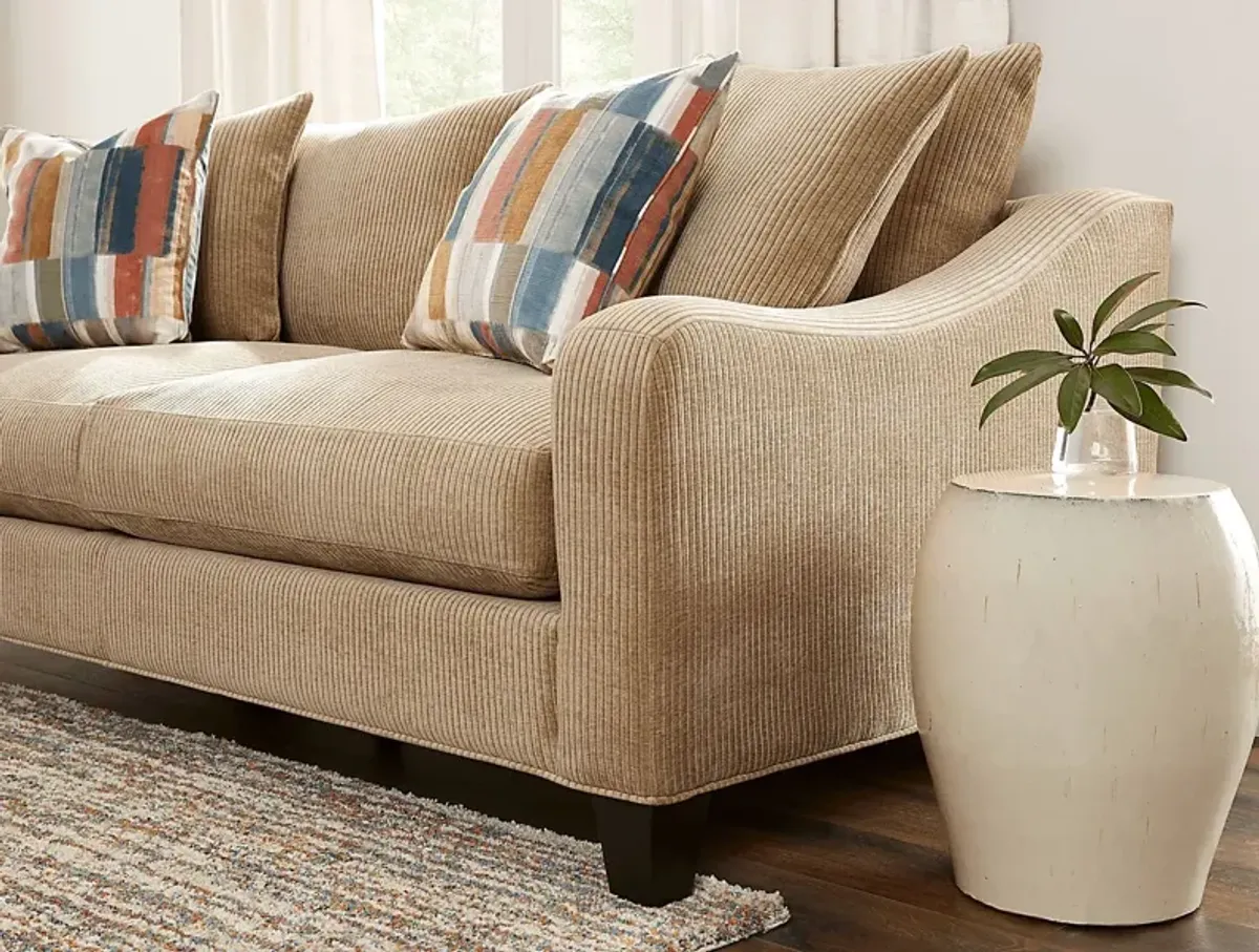 Cambria Gold Sofa