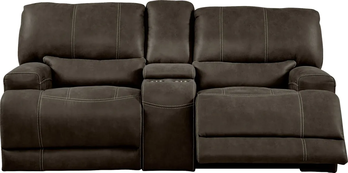 Warrendale Chocolate 7 Pc Power Reclining Living Room