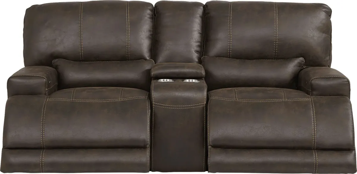 Warrendale Chocolate 7 Pc Power Reclining Living Room