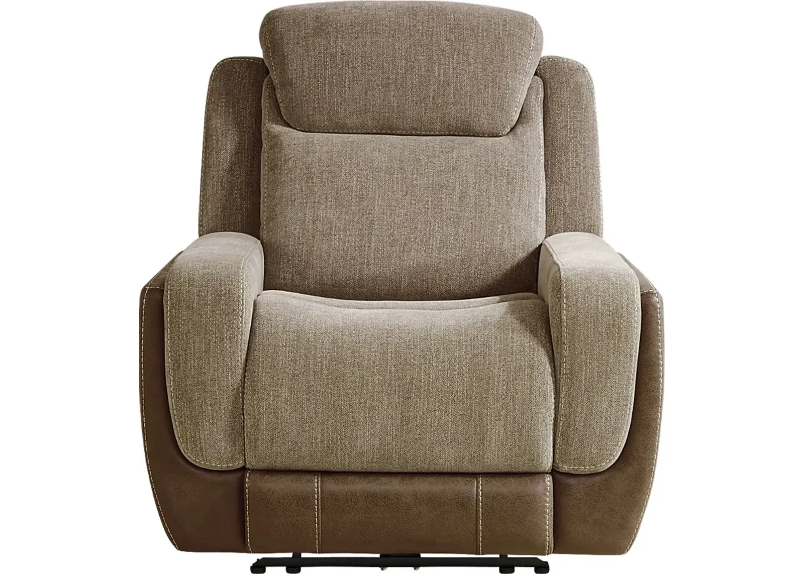 State Street Camel Dual Power Recliner