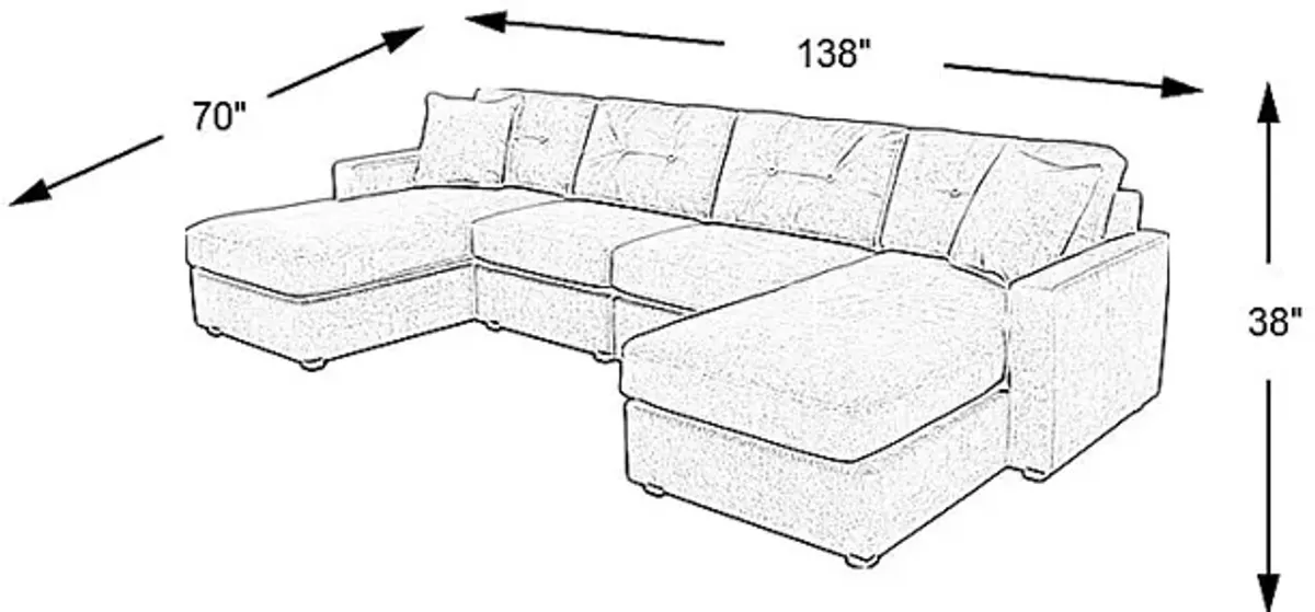 Gray 4 Pc ModularOne