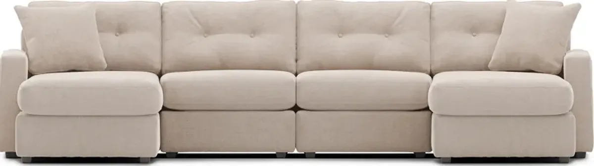 Beige 4 Pc Power Reclining ModularOne