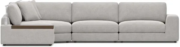 Gray 5 Pc ModularThree with Media Console