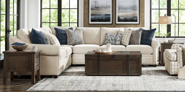 Parkview Beige 5 Pc Sectional Living Room