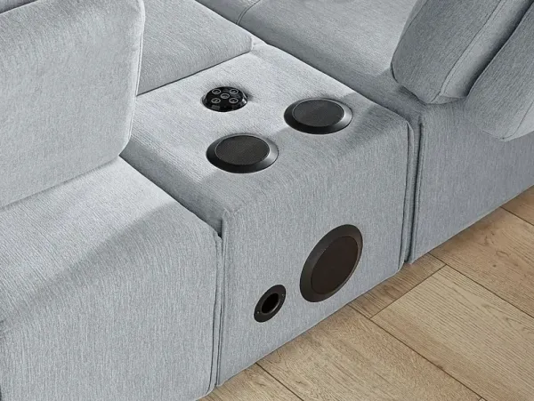 Laney Gray 5 Pc Sectional