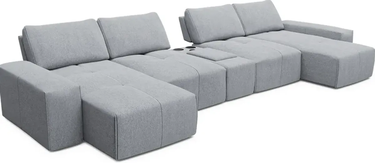 Laney Gray 5 Pc Sectional