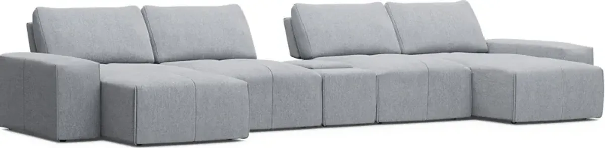 Laney Gray 5 Pc Sectional