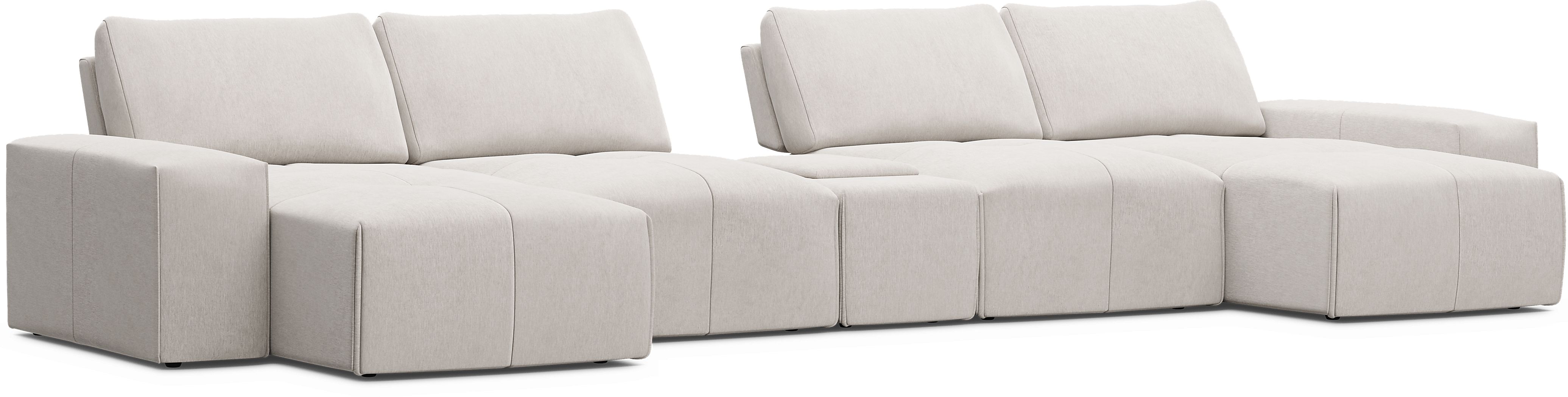 Laney Beige 5 Pc Sectional