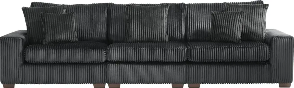 Lexford Park Black Sofa
