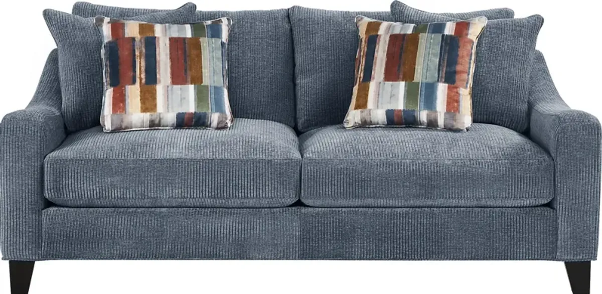 Cambria Blue Loveseat