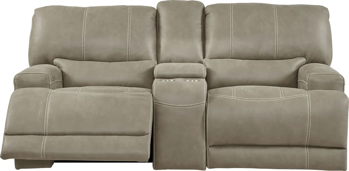 Warrendale Beige 8 Pc Power Reclining Living Room