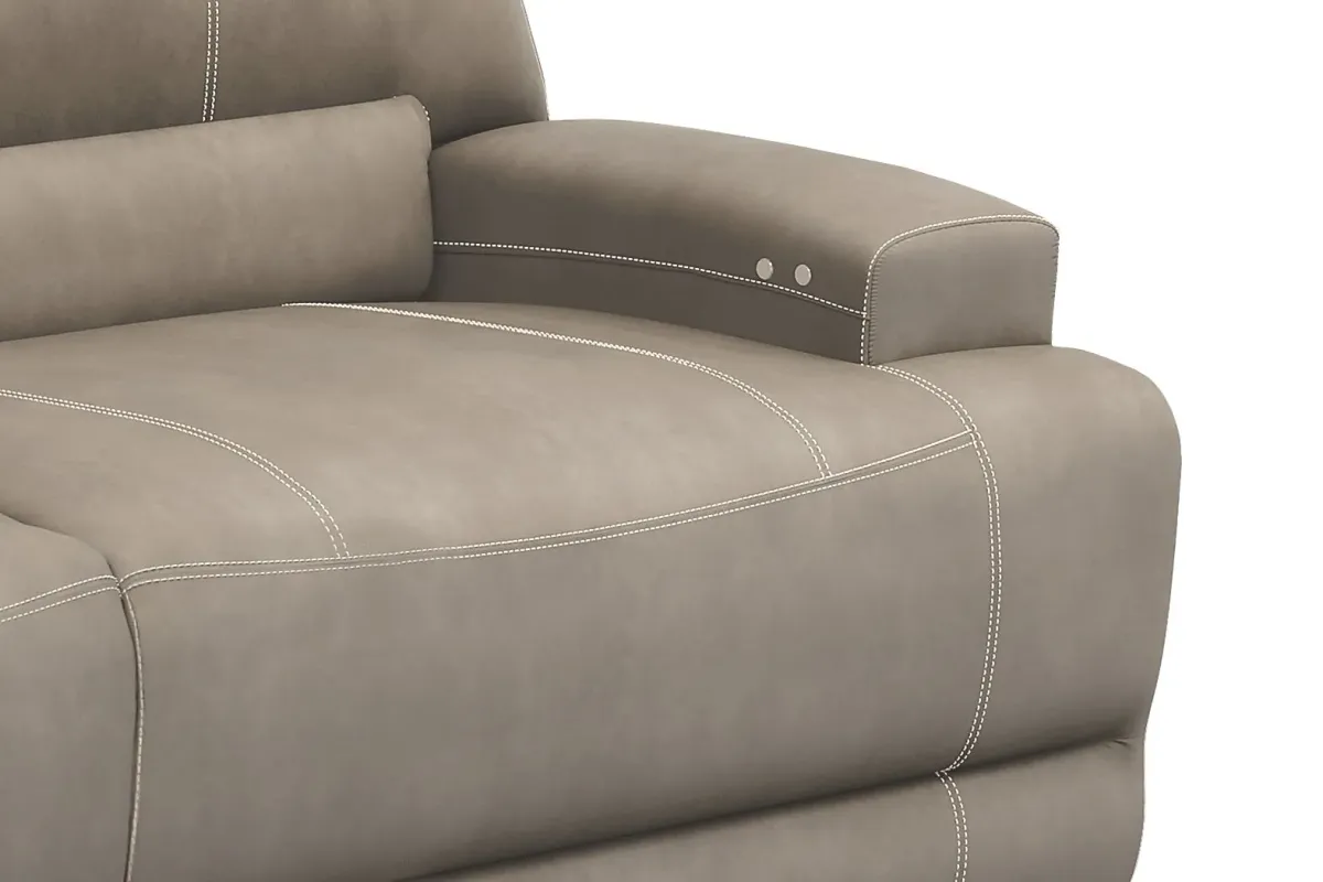 Warrendale Beige 8 Pc Power Reclining Living Room