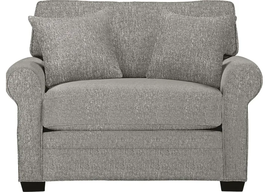 Bellingham Gray Textured Chair by Rooms To Go Furniture