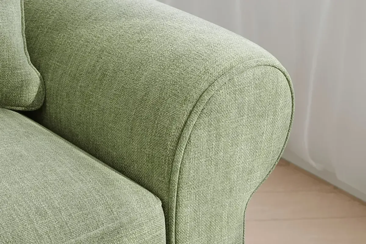 Bellingham Celadon Textured Chenille Chair