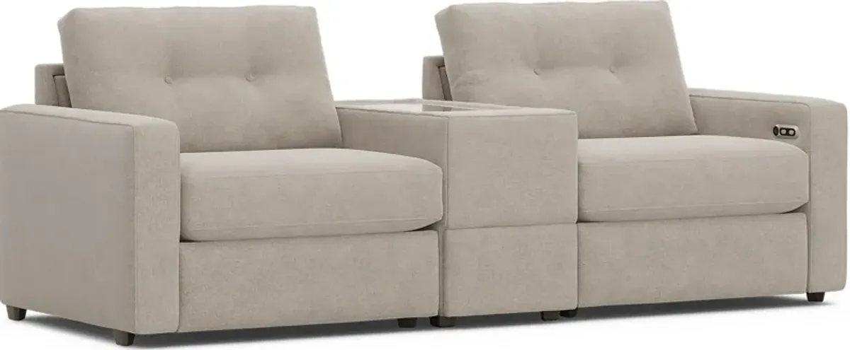 Beige 3 Pc Power Reclining ModularOne