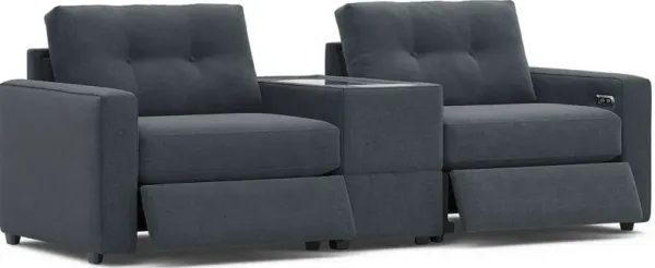 Indigo 3 Pc Power Reclining ModularOne with Media Console