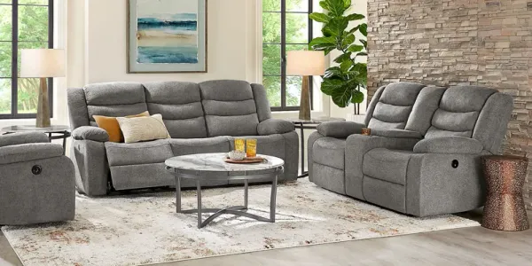 Swansea Granite 8 Pc Power Reclining Living Room