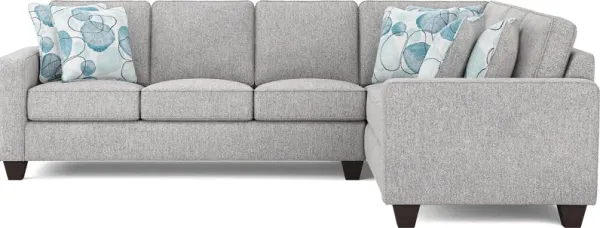 Alanis Bay Gray 2 Pc Sectional