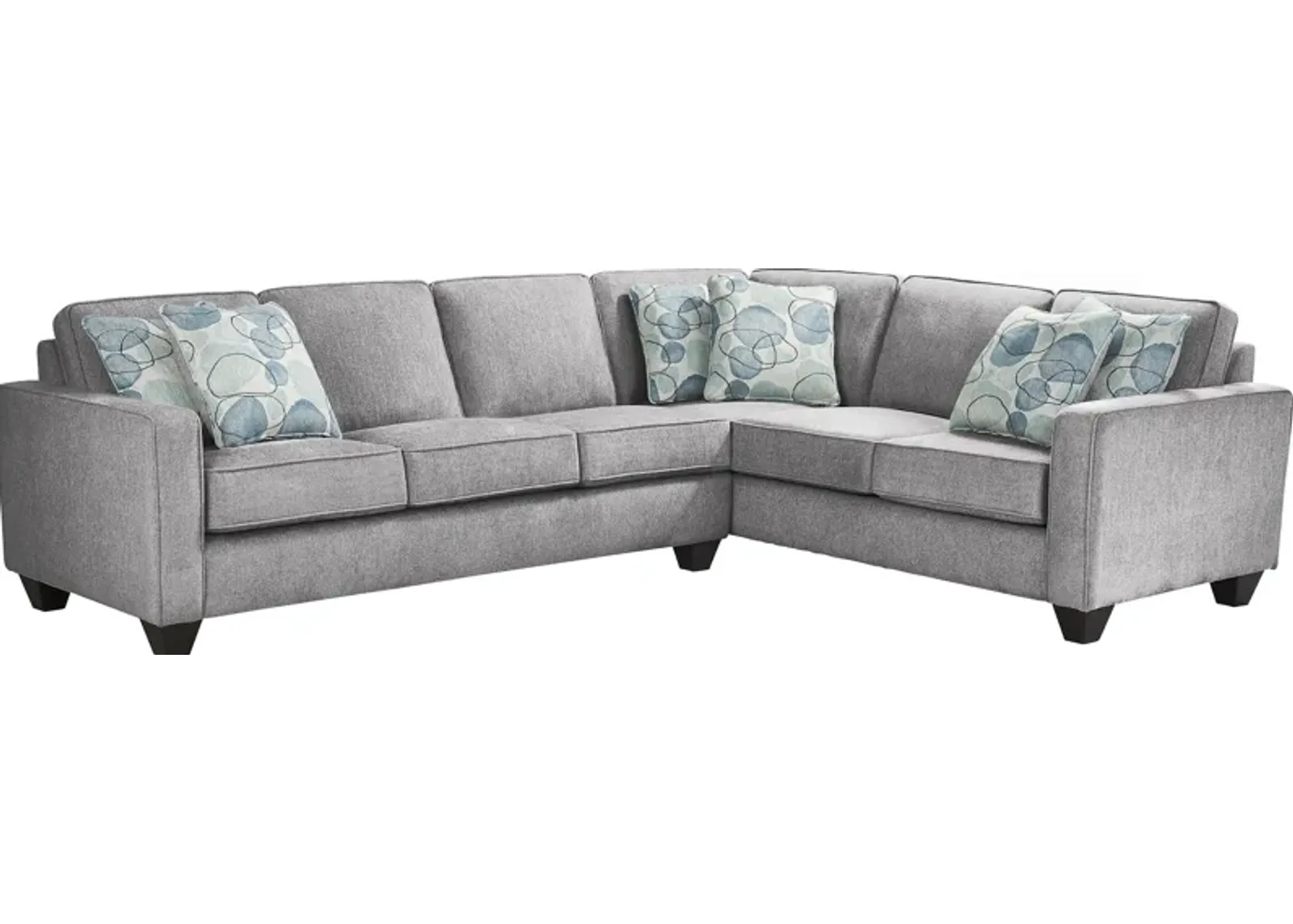 Alanis Bay Gray 2 Pc Sectional