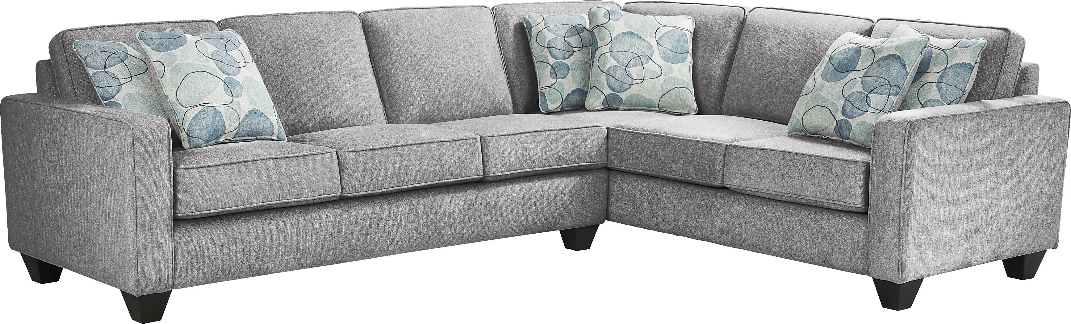 Alanis Bay Gray 2 Pc Sectional