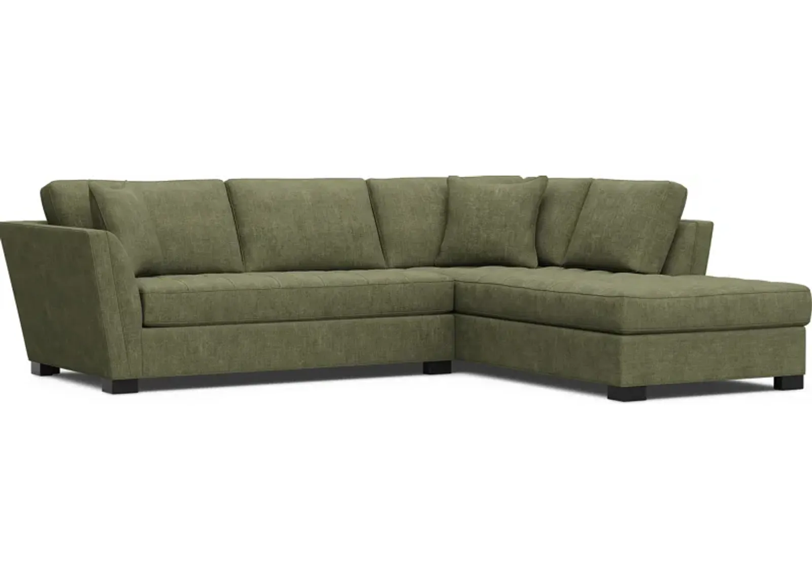 Calvin Heights Avocado Chenille 2 Pc Sectional