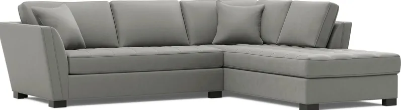 Calvin Heights Steel Microfiber 2 Pc Sectional