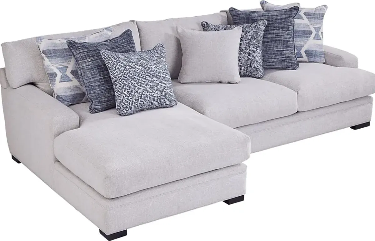 Bedford Park Ivory 4 Pc Sectional Living Room