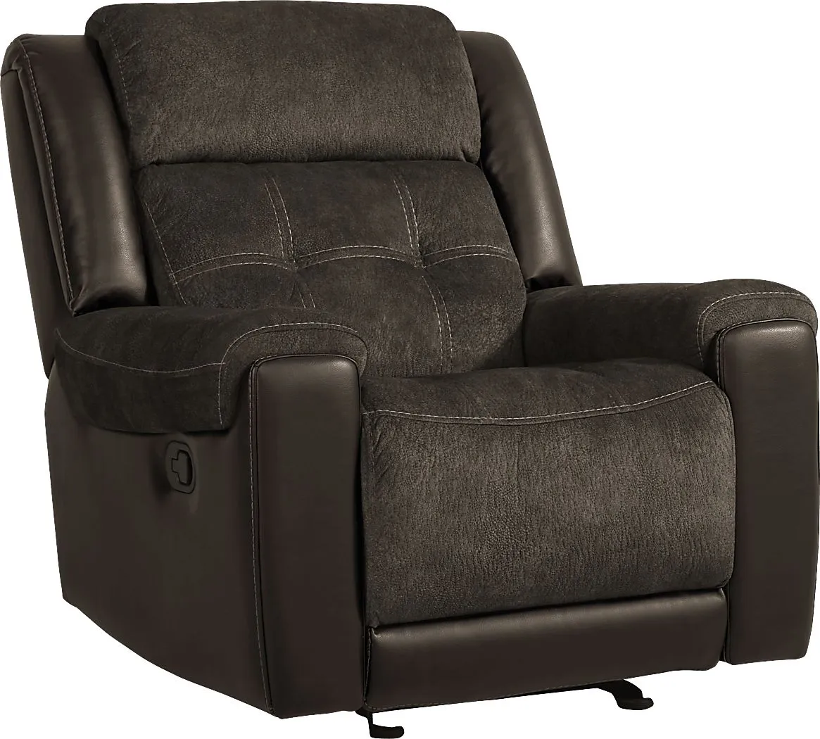 Capwood Brown Glider Recliner