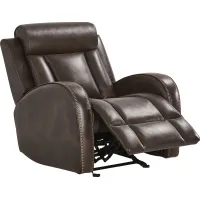 Copperfield Brown Dual Power Recliner