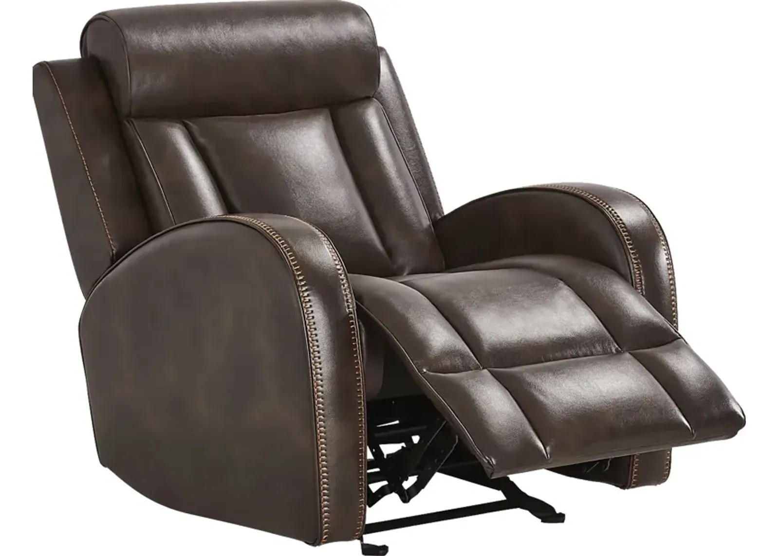 Copperfield Brown Dual Power Recliner